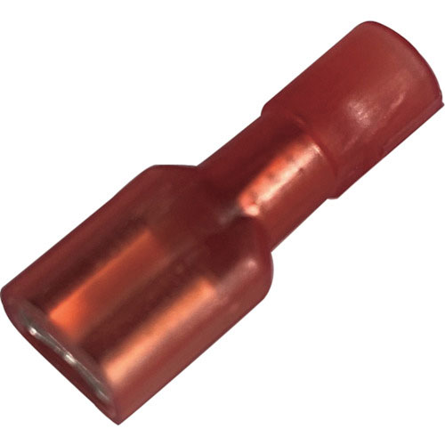 ストロングホールド　ナイロン完全絶縁被覆付圧着端子　メス型　電線サイズ：ＡＷＧ２２～１８／０．３～０＿