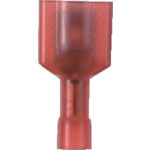 ストロングホールド　ナイロン完全絶縁被覆付圧着端子　オス型　電線サイズ：ＡＷＧ２２～１８／０．３～０＿