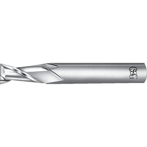 ＯＳＧ　ハイススクエアエンドミル　２刃ショート　刃径１ｍｍ　シャンク径６ｍｍ　８０００１＿