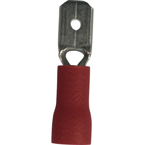 ストロングホールド　ビニール絶縁被覆付圧着端子　オス型　電線サイズ：ＡＷＧ２２～１８／０．３～０．７＿