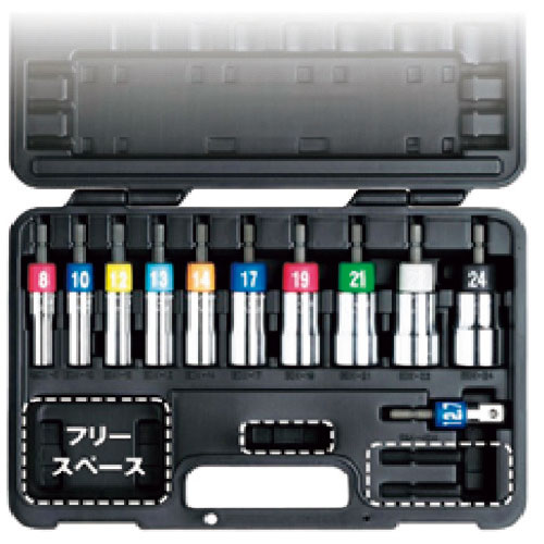 ＴＯＰ　電動ドリル用アルファソケットセット＿