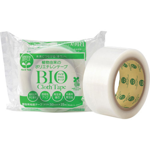リンレイテープ　包装用バイオクロステープ　ＥＦ６７２Ｎ　５０×２５＿