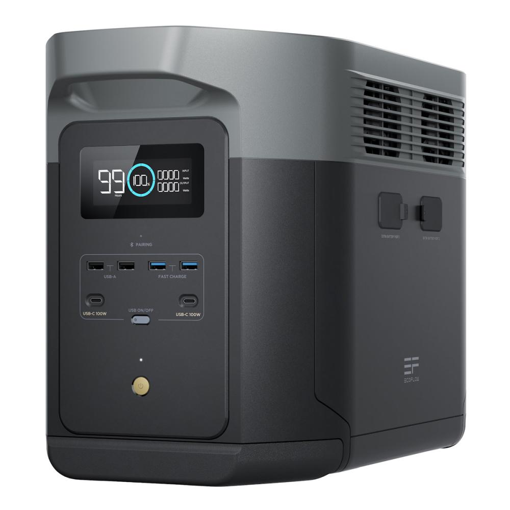 ＥｃｏＦｌｏｗ（エコフロー）　ポータブル電源　ＤＥＬＴＡ２Ｍａｘ　ＥＦＤＥＬＴＡ２Ｍａｘ－ＪＰ