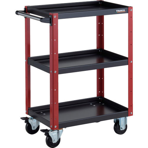 ＴＲＵＳＣＯ　ツールワゴン　イーグルワゴン　６００Ｘ４００ＸＨ８８０　ブラック／レッド＿