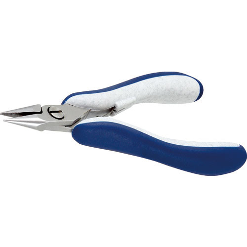 ｉｄｅａｌｔｅｋ　ＥＳＤ精密プライヤー　半丸　１３０ｍｍ　ギザ付＿