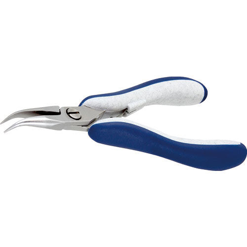 ｉｄｅａｌｔｅｋ　ＥＳＤ精密プライヤー　曲爪　１４０ｍｍ＿