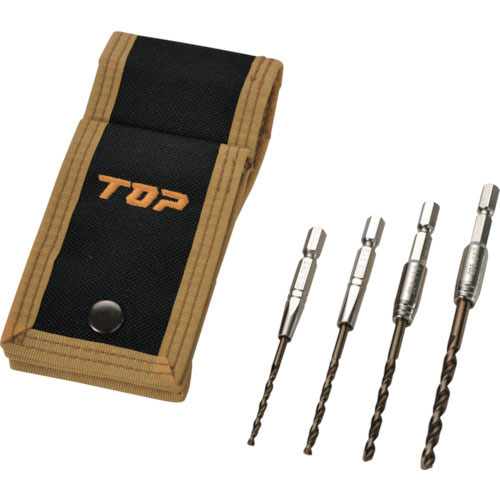 ＴＯＰ　鉄工ドリル４本セット＿