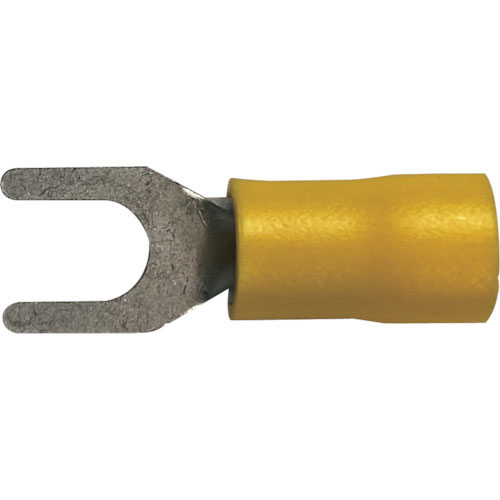 ストロングホールド　ビニール絶縁被覆付圧着端子（細幅　先開形）　電線サイズ：ＡＷＧ１２～１０／３．５＿