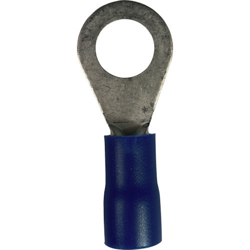 ストロングホールド　ビニール絶縁被覆付圧着端子（丸形）　電線サイズ：ＡＷＧ６／１４ｓｑ　取付ネジ：Ｍ＿