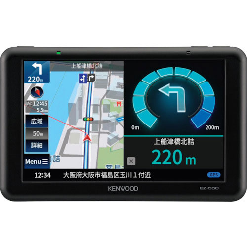 ケンウッド　５インチポータブルナビゲーション＿