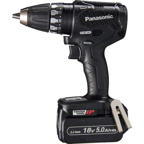 Ｐａｎａｓｏｎｉｃ　デュアル　１８Ｖ５．０Ａｈ　充電式ドリルドライバー　黒＿