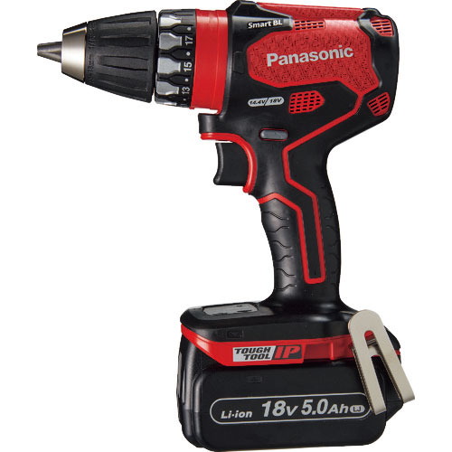 Ｐａｎａｓｏｎｉｃ　デュアル　１８Ｖ５．０Ａｈ　充電式ドリルドライバー　赤＿