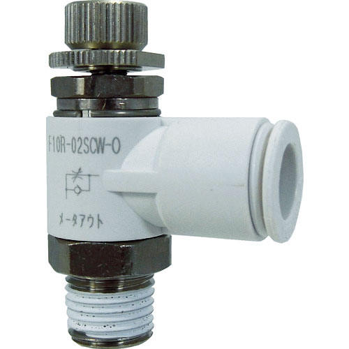 チヨダ　ファイブスピードコントローラα白メーターアウト１０ｍｍ・Ｒ１／４＿