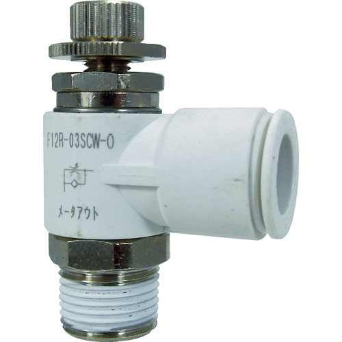 チヨダ　ファイブスピードコントローラα白メーターアウト１２ｍｍ・Ｒ３／８＿