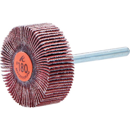 ＡＣ　セラミックフラップホイール　軸径３ｍｍ　＃８０　外径１５×幅５×軸長３０＿