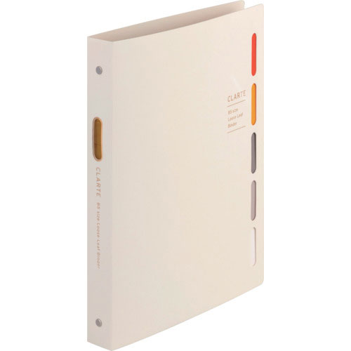 マルマン　Ｂ５　バインダー　クラルテ　アイボリー＿