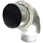 フジモリ　フジエアダクトＭタイプ　１５０パイ　９０度　エルボ＿