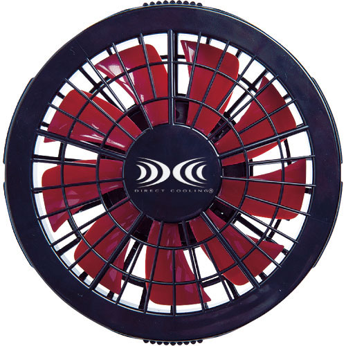 ジーベック　ワンタッチファン単体２個（クロ×アカ）ＦＡＮ２２００Ｒ－９９９－８８８＿