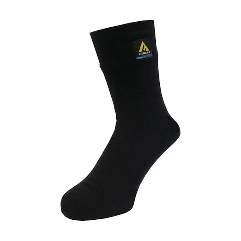 おたふく　ＦＵＢＡＲ防水ソックス　ブラック　Ｌ＿