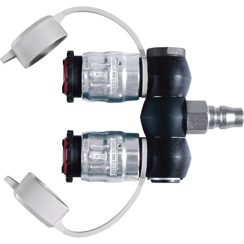 日東　エア分岐管　ロータリー式フルブローラインカプラ＿