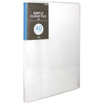 プラス　９８１９７）シンプルクリアファイル４０Ｐ　ＦＣ－２４０ＳＣクリア＿