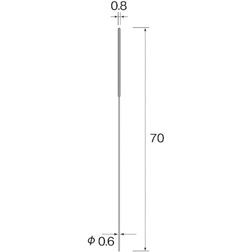 ミニモ　電着ダイヤモンドワイヤ＃１８０　Φ０．８＿