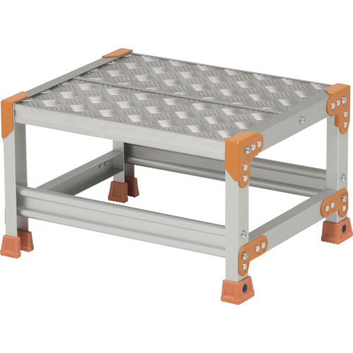 ピカ　作業台　ＦＧＣ型　１段Ｗ５００×Ｄ４００×Ｈ３５０　踏面縞板タイプ＿