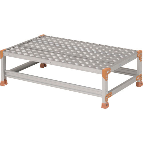 ピカ　作業台　ＦＧＣ型　１段Ｗ６００×Ｄ４００×Ｈ３００　踏面縞板タイプ＿