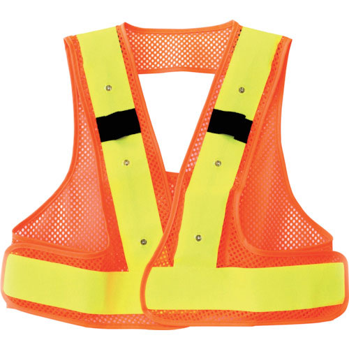 リンクサス　Ｆ－Ｈ－ＶフルハーネスベストＬＥＤ　蛍光オレンジｘ蛍光イエロー＿