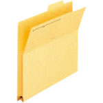 プラス　８７１３７）持出しフォルダー　ＦＬ－０６１ＰＦ　イエロー＿