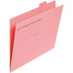 プラス　８７３８８）カットフォルダー　５山　ＦＬ－０６５ＩＦ　Ａ４　桃＿