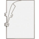 プラス　８８１５９）クリアーホルダー　ＦＬ－１５９ＨＯ　パンチ穴付＿