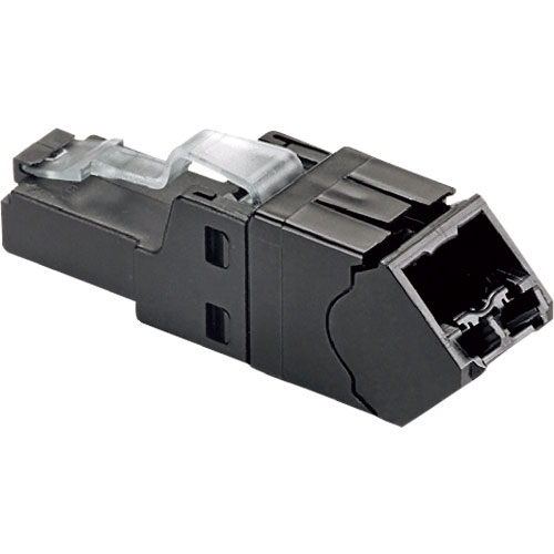 パンドウイット　ＬＡＮコネクタ　ＣＡＴ６Ａ　簡単成端モジュラープラグアングルタイプ　ＦＰＵＤ６Ｘ８８＿