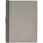 プラス　４２２６３１）スライドクリップファイル　ＦＳ－１４１ＰＨ　濃灰　＿