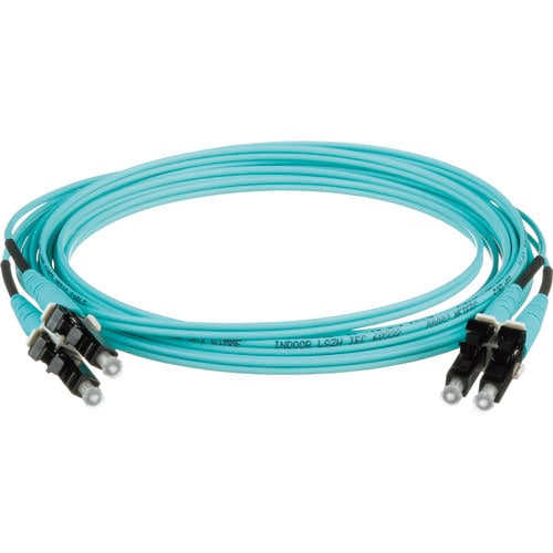 パンドウイット　光ファイバーパッチコード　ＯＭ３（低損失タイプ）　両端ＬＣデュプレックス　ＬＳＺＨ　＿