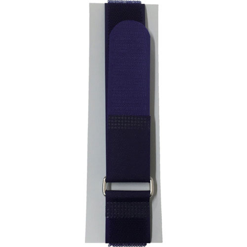 ユタカメイク　マジックテープ　万能バンドゴム無し　２５ｍｍ×４０ｃｍ　環付　コンイロ＿