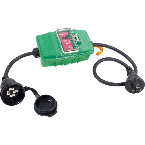 日動　三相２００Ｖ防雨延長ブレーカ　過負荷漏電保護兼用　発電機対応＿