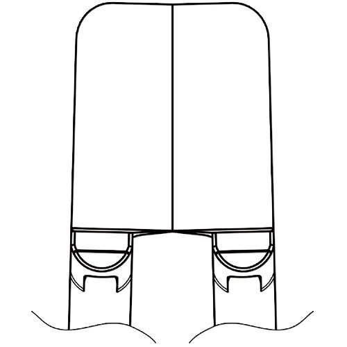 白光　ブレード　ストレート＿