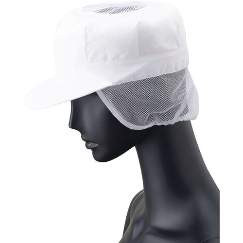 サンペックス　八角帽子（メッシュ付）　ホワイト＿