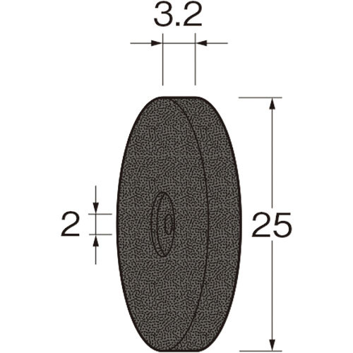 リューター　ホイール型砥石（カーボンランダムホイール）＿