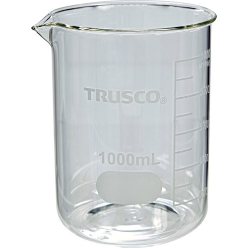 ＴＲＵＳＣＯ　ガラスビーカー　１０００ｍｌ＿