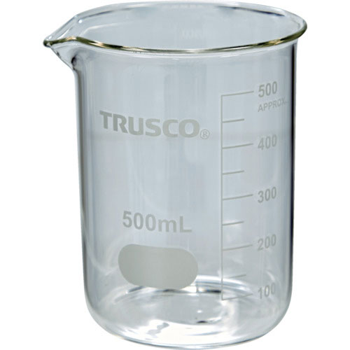 ＴＲＵＳＣＯ　ガラスビーカー　５００ｍｌ＿