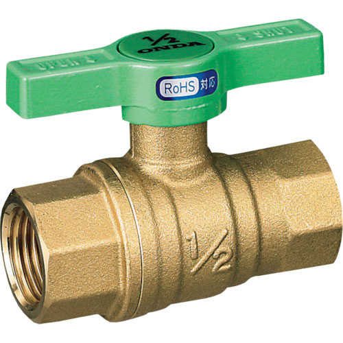 オンダ製作所　ＦＦ型（フルボール）　ＲｏＨＳ指令対応　Ｒｃ１×Ｒｃ１　グリーンＴハンドル＿