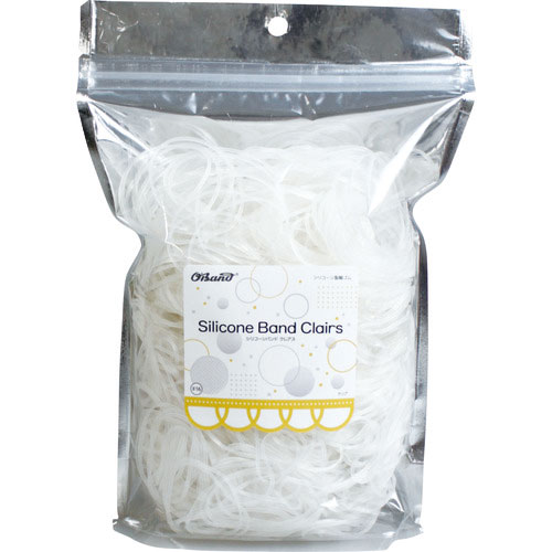 オーバンド　シリコーンバンド　クレアス　＃１６　３００ｇ袋　クリア＿