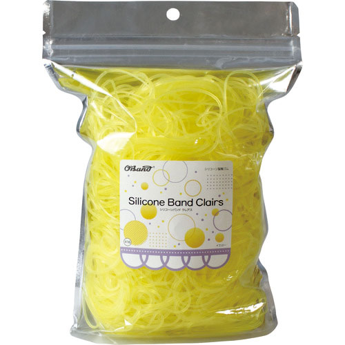 オーバンド　シリコーンバンド　クレアス　＃１６　３００ｇ袋　イエロー＿