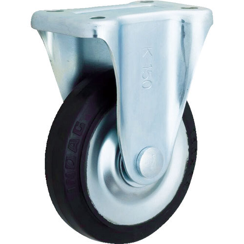 イノアック　中荷重用キャスター　固定金具付　Φ１３０＿