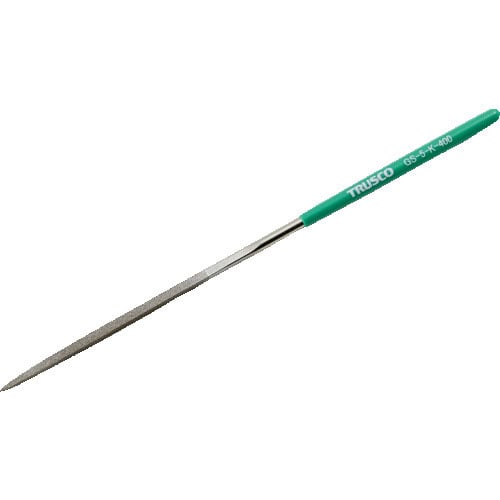 ＴＲＵＳＣＯ　ダイヤモンドヤスリ　精密用＃４００　角　１本入　全長２００ｍｍ（５本組サイズ）＿