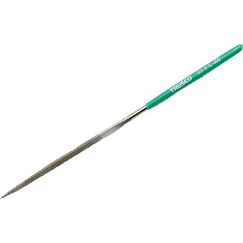 ＴＲＵＳＣＯ　ダイヤモンドヤスリ　精密用＃４００　三角　１本入　全長２００ｍｍ（５本組サイズ）＿
