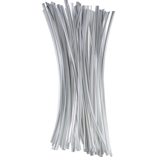 ＴＲＵＳＣＯ　園芸用ビニールタイ　幅４ｍｍ×長さ１５０ｍｍ　白　１００本入＿