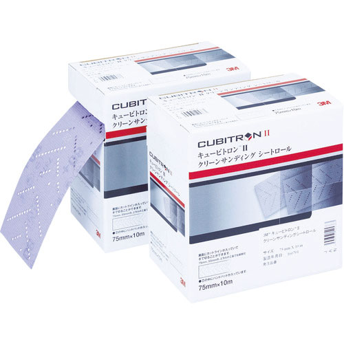 ３Ｍ　キュービトロン２　クリーンサンディングシートロール　７５ｍｍ×１０ｍ　＃２４０＋　１巻＿
